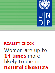 زنان 14 برابر بیشتر از مردان در خطر مرگ در اثر بلایای طبیعی هستند