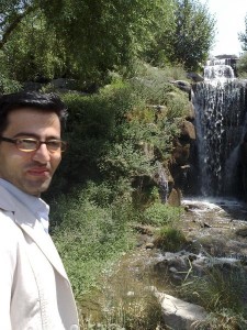 حامد بهشتی در باغ گیاه شناسی ملی ایران - 3 مرداد 88