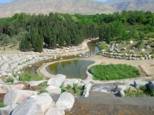 نمای تابستانی باغ گیاه شناسی ملی ایران