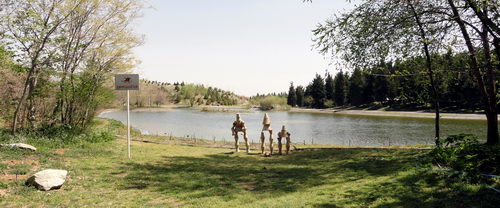 زون خزر در باغ