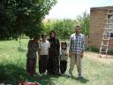 خانواده ای از اهالی روستای ممکان در بالادست رودخانه باراندوز - آذربایجان غربی